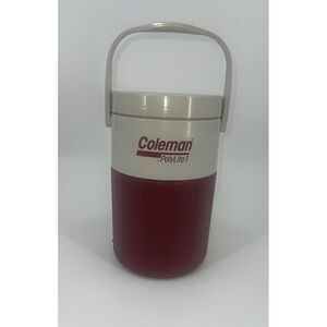 Vintage Large Coleman #5596 Polylite‎ 1 Thermos Jug 1 Gal